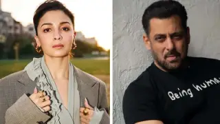 Salman Khan and Alia Bhatt next to the victims of the terrible floods in Assam!