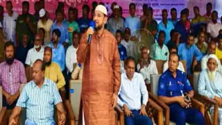 Inauguration of 'Begum Khaleda Zia Smriti Gold Cup Football Tournament' in Setabganj